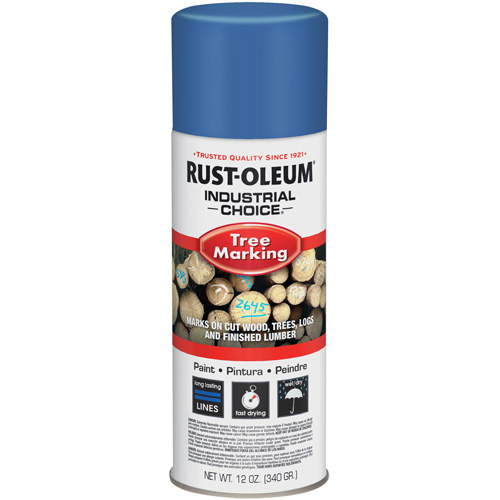Industrial Choice T1600 Tree Marking Paint, Blue, 16 oz. MAS Chibougamau