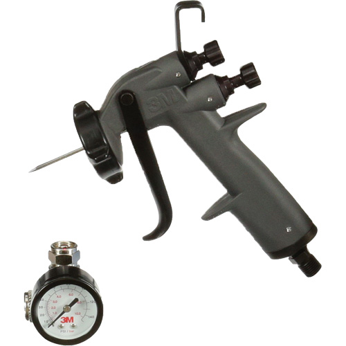 Pistolet pulv&eacute;risateur industriel performant, Entr&eacute;e d'air 1/4" NPT, 13 pi³/min, Capacit&eacute; Sans r&eacute;servoir, 145 PSI MAS Chibougamau