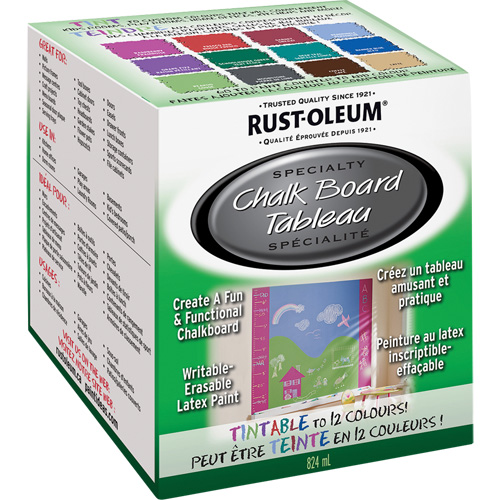 Peinture sp&eacute;cialis&eacute;e pour tableau noir, 824 ml, Trousse, Base &agrave; teinter MAS Chibougamau