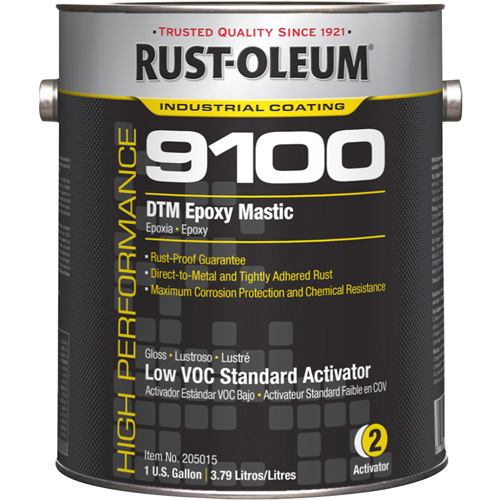 9100 System DTM Epoxy Mastic Standard 250 VOC Activator, Gallon MAS Chibougamau