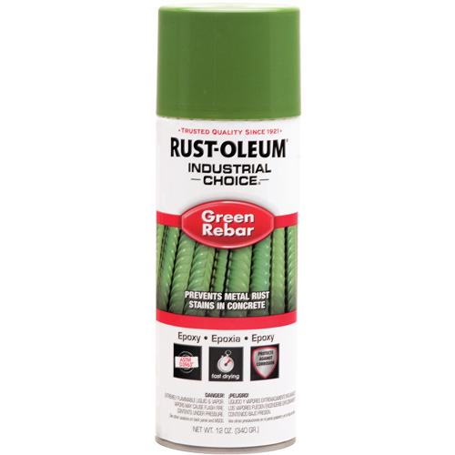 Industrial Choice&reg; RB1600 System Rebar Epoxy Spray, Green Rebar, 12 fl. oz., Aerosol Can MAS Chibougamau