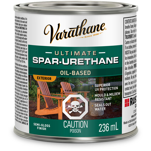 Fini diamant pour bois Varathane ext&eacute;rieur, 236 ml, Transparent, Semi-brillant MAS Chibougamau