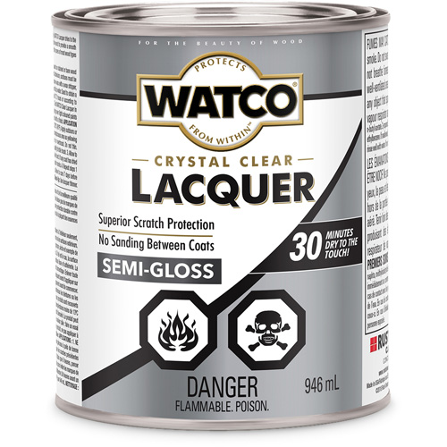 Laque pour bois Watco, 946 ml, Transparent, Semi-brillant MAS Chibougamau