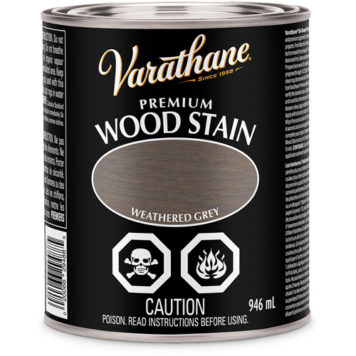 Teinture pour le bois de qualit&eacute; sup&eacute;rieure Varathane, 946 ml, Gris vieilli MAS Chibougamau