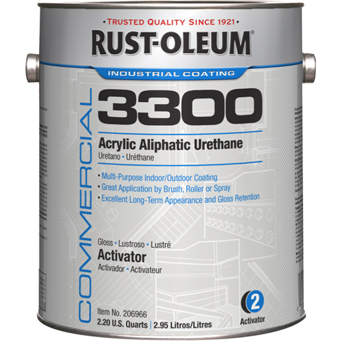 Syst&egrave;me 3300 de rev&ecirc;tement aliphatique &agrave; base dur&eacute;thane et dacrylique, 1 gal., Brillant MAS Chibougamau
