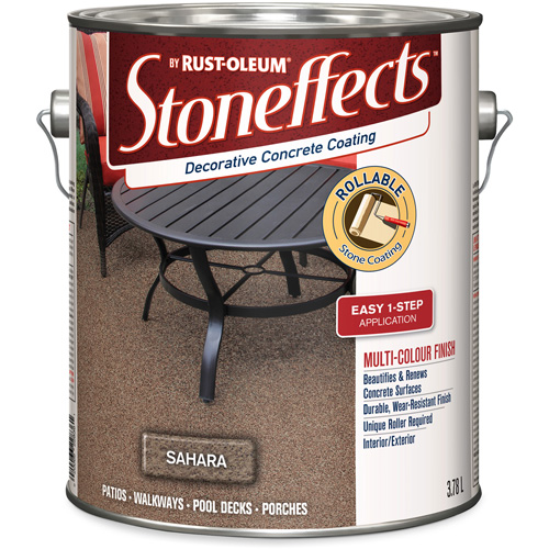 Stoneffects Decorative Concrete Coating, 3.78 L, Textured, Beige MAS Chibougamau