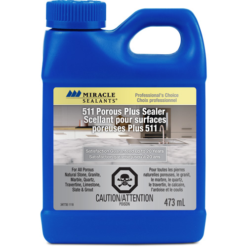 Scellant Porous Plus 511 Miracle Sealants, Cruche MAS Chibougamau