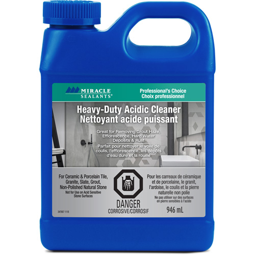 Nettoyant acide puissant Miracle Sealants, Cruche MAS Chibougamau