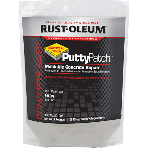 Concrete Saver Putty Patch Patching Material, Bag, Grey MAS Chibougamau