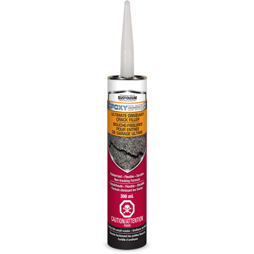 Mat&eacute;riau de remplissage de fissures pour entr&eacute;es Ultimate EpoxyShield, Cartouche, Noir MAS Chibougamau