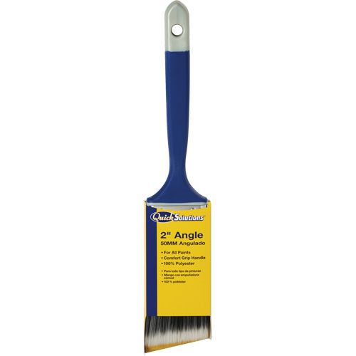 Pinceau &agrave; angle Quick Solutions, Polyester, Manche Plastique, Largeur de 2" MAS Chibougamau