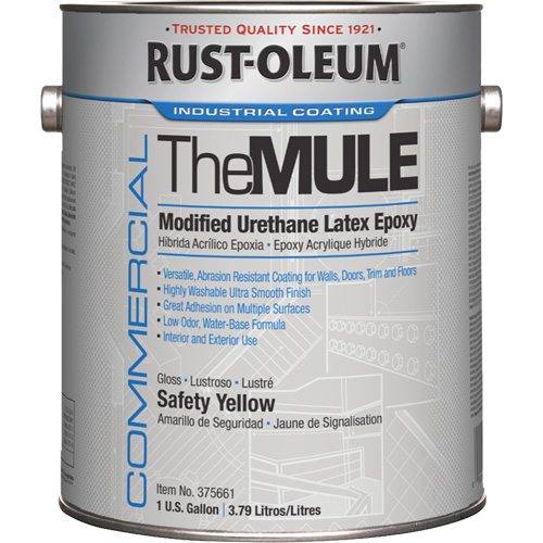 Modified Urethane Latex Epoxy, Safety Yellow, Gallon MAS Chibougamau