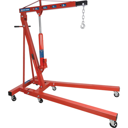 Grues d'atelier escamotables de 2 tonnes, Capacit&eacute; 4000 lb (2 tonnes) MAS Chibougamau