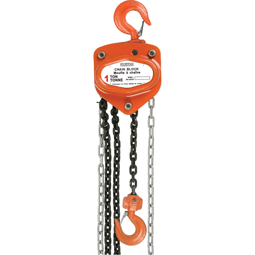 Chain Hoist, 20' Lift, 6000 lbs. Capacity, Alloy Steel Chain MAS Chibougamau