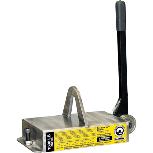 Creative Lift&reg; Magnets, 1500 lbs. (0.75 tons) Holding Cap., 14-3/4" L x 7-1/4" W x 6-3/4" H MAS Chibougamau