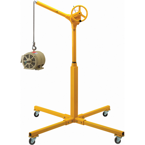 Hauts crochets &eacute;l&eacute;vateurs industriels avec base mobile, Capacit&eacute; 500 lb (0,25 tonne) MAS Chibougamau