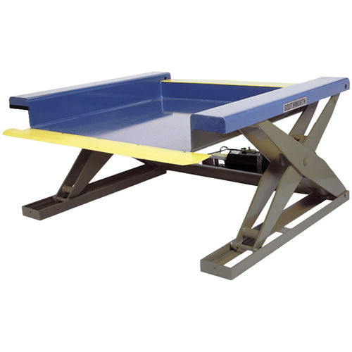 Hydraulic Floor-Height Scissor Lift Tables, Steel, 2000 lbs. Capacity MAS Chibougamau