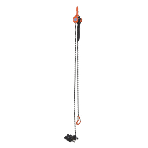 Mini palan &agrave; levier, Lev&eacute;e 15', Cabacit&eacute; 1000 lb (0,5 tonne), Chaîne en Acier MAS Chibougamau