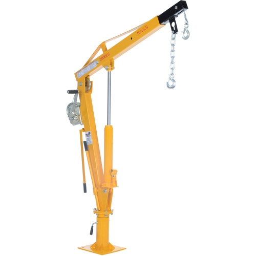 Winch Operated Truck Jib Crane, 1000 lbs. (0.5 tons) Capacity, 86-1/2" Max. Clearance MAS Chibougamau
