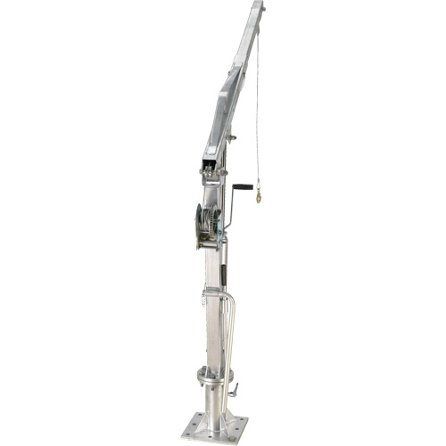 Winch Operated Truck Jib Crane, 1000 lbs. (0.5 tons) Capacity, 97" Max. Clearance MAS Chibougamau