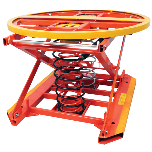 Nivelleur et positionneur &agrave; ressort pour palette, 43-1/2" lo x 43-1/2" la, Capacit&eacute; 4500 lb MAS Chibougamau