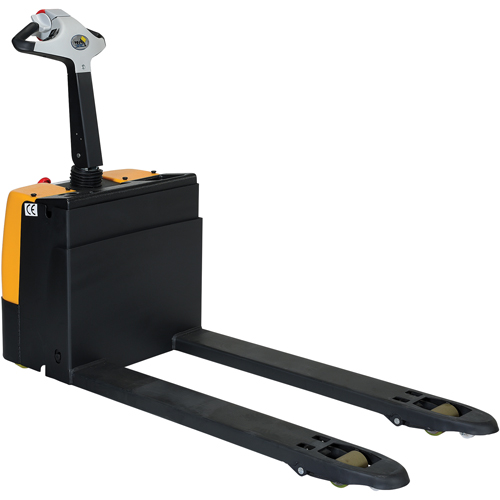 Fully Powered Electric Pallet Truck, 3300 lbs. Cap., 48" L x 28.25" W MAS Chibougamau