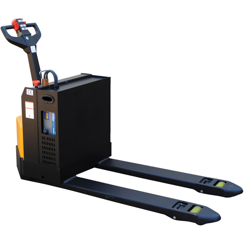 Fully Powered Electric Pallet Truck, 4500 lbs. Cap., 48" L x 30.25" W MAS Chibougamau