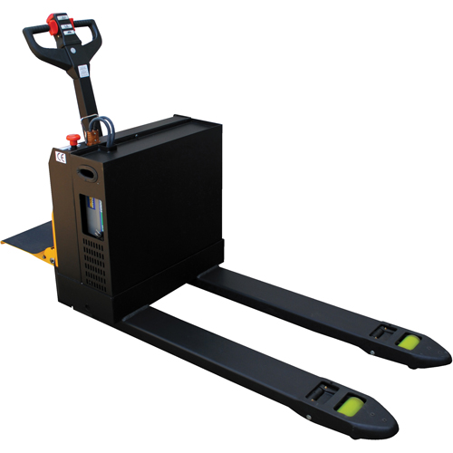 Transpalette &eacute;lectrique motoris&eacute; a/plateforme &agrave; conducteur debout, Capacit&eacute; 4500 lb, 48" lo x 30,25" la MAS Chibougamau