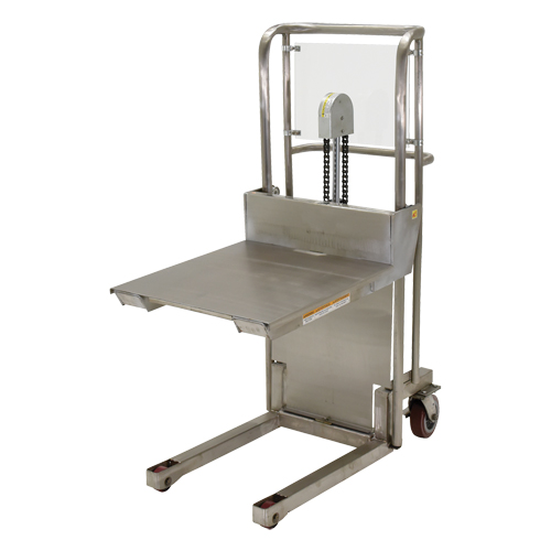 Gerbeur Hefti-Lift, M&eacute;canisme Pompe au pied, Capacit&eacute; de 450 lb, Levage max de 45-5/8" MAS Chibougamau