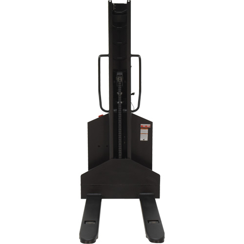 Narrow Mast Powered Lift Stacker, Electric Operated, 1000 lbs. Capacity, 63" Max Lift MAS Chibougamau