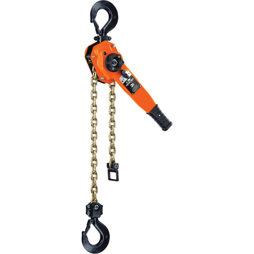 Series 653-A Ratchet Lever Hoist, 10' Lift, 6000 lbs. (3 tons) Capacity, Steel Chain MAS Chibougamau