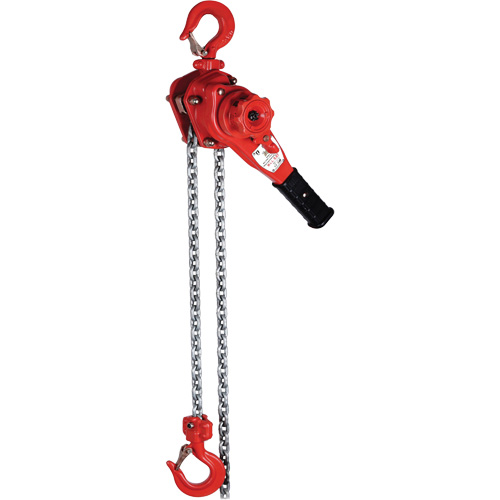 VQ Super Series Lever Hoist, 5' Lift, 2200 lbs. (1.1 tons) Capacity, Grade 100 Alloy Chain MAS Chibougamau