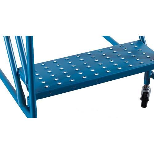 CSA-Certified Rolling Step Ladder, 4 Steps, 22" Step Width, 37" Platform Height, Steel MAS Chibougamau
