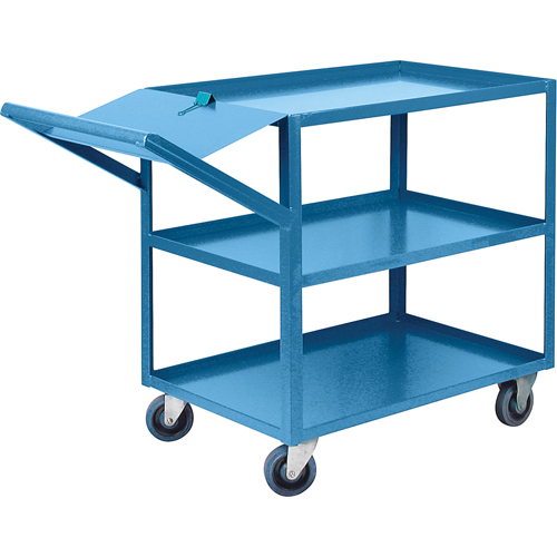 Order Picking Carts, 36" H x 24" W x 52" D, 3 Shelves, 1200 lbs. Capacity MAS Chibougamau