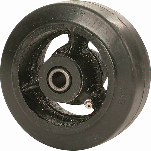 Roue en caoutchouc moul&eacute;, 6" (152 mm) dia. x 3" (76 mm) la, Capacit&eacute; de 750 lb (340 kg) MAS Chibougamau