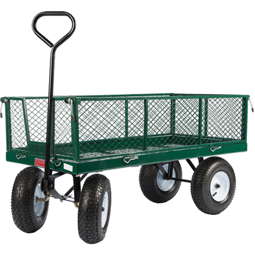 Chariots a/c&ocirc;t&eacute;s rabattables, 24" la x 48" la x Capacit&eacute; 800 lb MAS Chibougamau