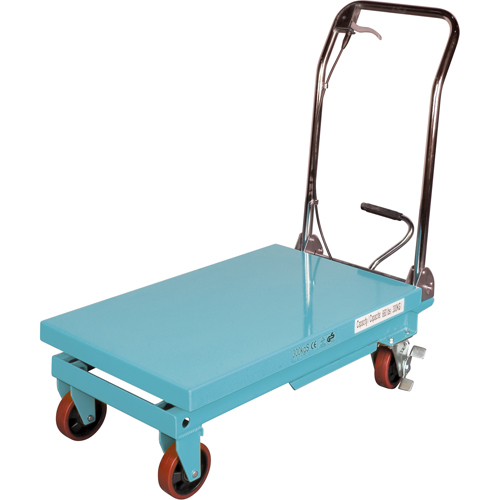 Table &eacute;l&eacute;vatrice robuste &agrave; ciseaux hydraulique, 32" lo x 19-3/4" la, Acier, Capacit&eacute; 660 lb MAS Chibougamau