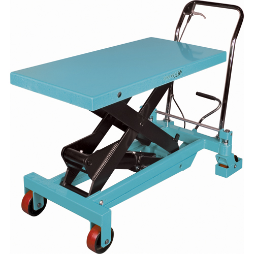 Heavy-Duty Hydraulic Scissor Lift Table, 40" L x 20-1/8" W, Steel, 2200 lbs. Capacity MAS Chibougamau