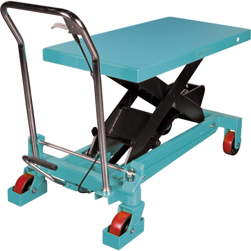 Heavy-Duty Hydraulic Scissor Lift Table, 40" L x 20-1/8" W, Steel, 2200 lbs. Capacity MAS Chibougamau