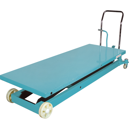 Table &eacute;l&eacute;vatrice robuste &agrave; ciseaux hydraulique, 80-1/8" lo x 29-1/2" la, Acier, Capacit&eacute; 2200 lb MAS Chibougamau