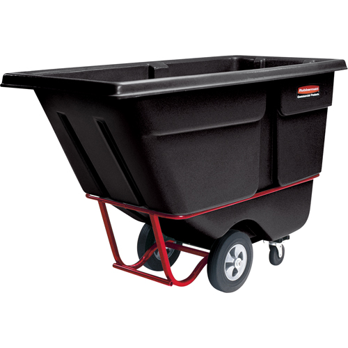 Chariot basculeur en acier, Poly&eacute;thyl&egrave;ne, 1 vg³, Capacit&eacute; de charge de 2100 lb MAS Chibougamau
