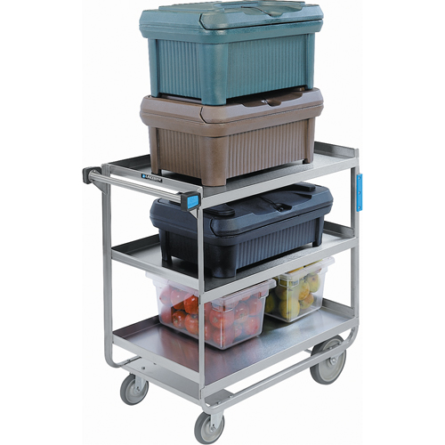 Heavy-Duty U Frame Carts, 3 Tiers, 23" W x 37-1/8 H x 38-5/8" D, 700 lbs. Capacity MAS Chibougamau