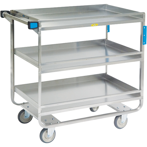 Chariots avec barres de retenue, 3 Tiers, 23" la x 37-1/4" h x 38-5/8" p, Capacit&eacute; 700 lb MAS Chibougamau