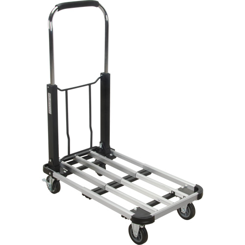 Chariots &agrave; plateforme pliants, Aluminium, 300 lb, 28" lo x 16" la, Hauteur 32" MAS Chibougamau