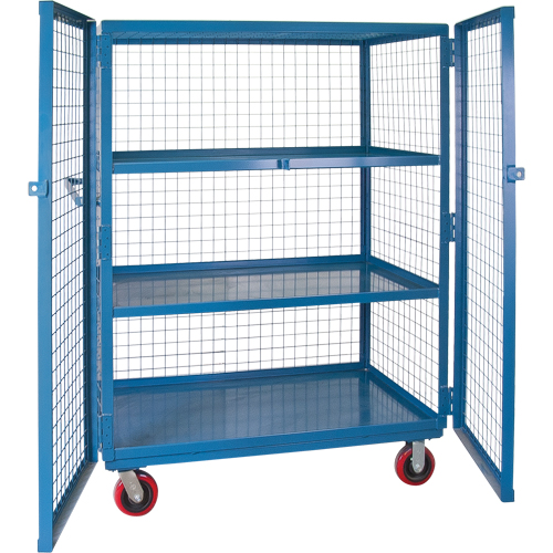 Chariot en treillis m&eacute;tallique, 3 niveaux, 51" lo x 32" la x 62,5" h, Cap. 2400 lb MAS Chibougamau