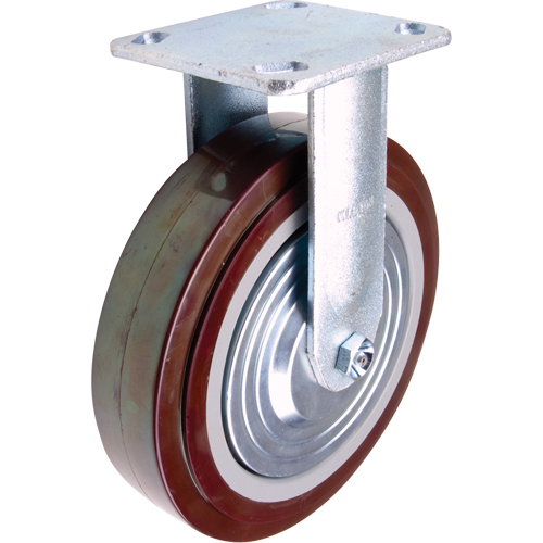 Roulette, Fixe, 8" (203,2 mm), Polyur&eacute;thane, 1000 lb (453,6 kg) MAS Chibougamau