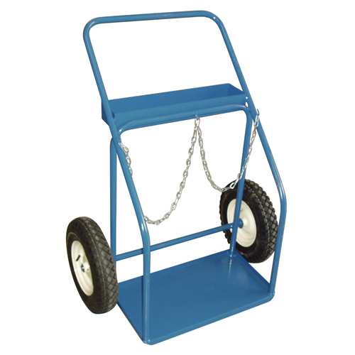 Chariots pour bouteilles de gaz, Roues Pneumatique, Base de 25" la x 13" lo, 400 lb MAS Chibougamau