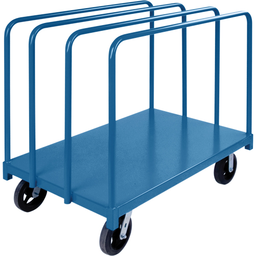 Single Level Rails Heavy-Duty Panel Mover Truck, 48" x 30" x 45", 2000 lbs. Capacity MAS Chibougamau