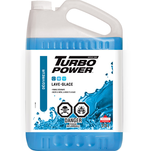 Turbo Power&reg; All-Season Windshield Washer Fluid, Jug, 3.78 L MAS Chibougamau