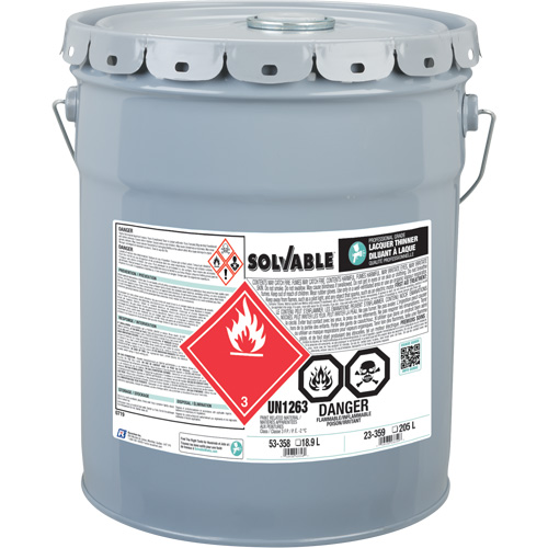 Professional Grade Lacquer Thinner, Pail, 18.9 L MAS Chibougamau